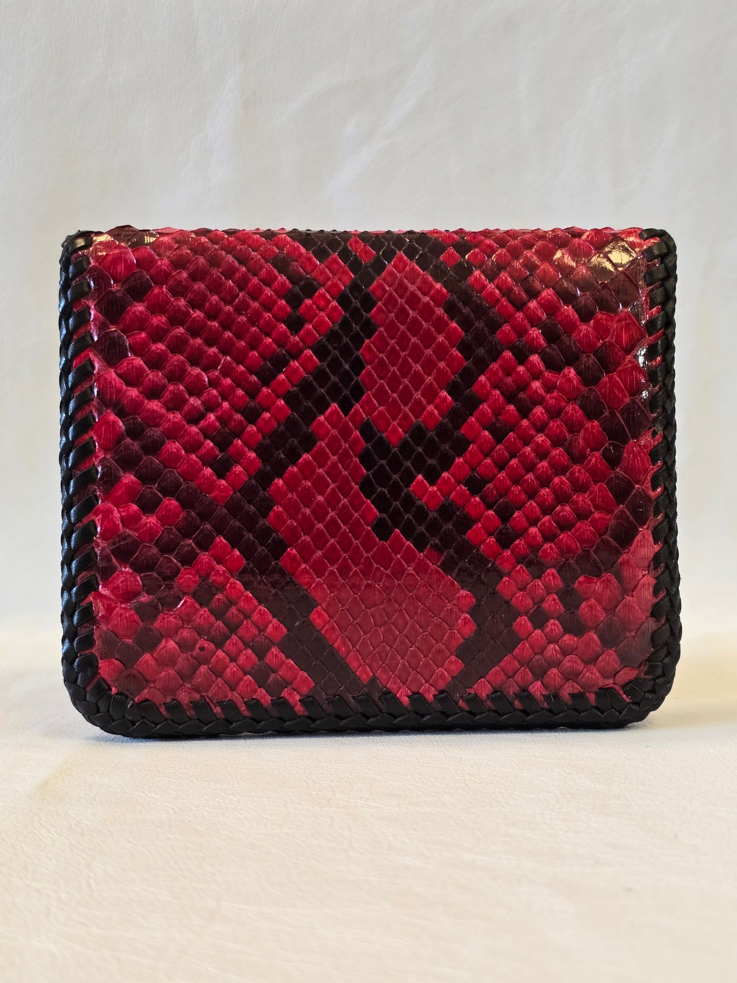 Red Python Bi-Fold Wallet