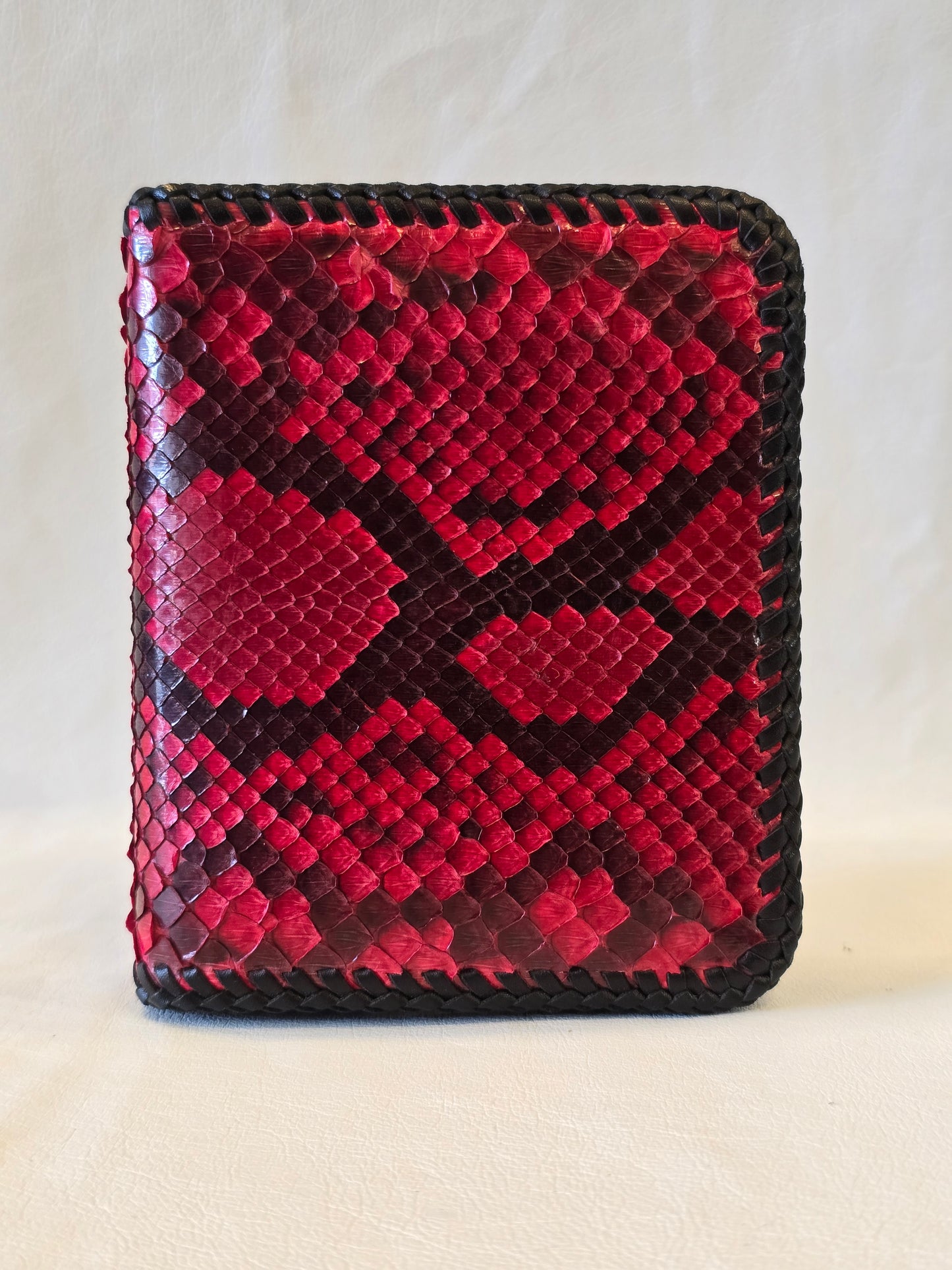 Red Python Bi-Fold Wallet