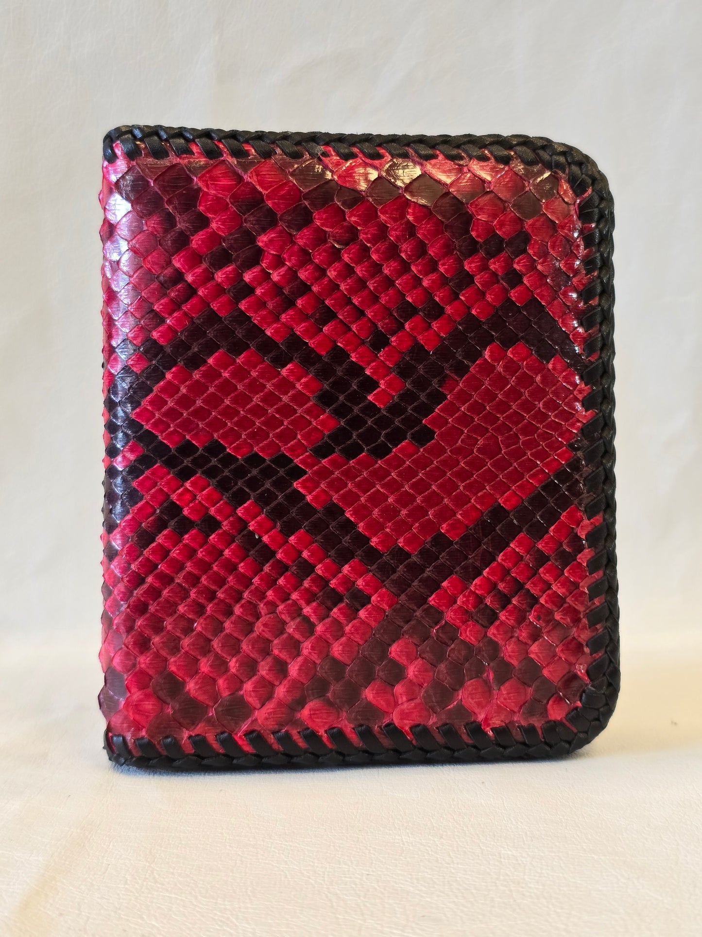 Red Python Bi-Fold Wallet