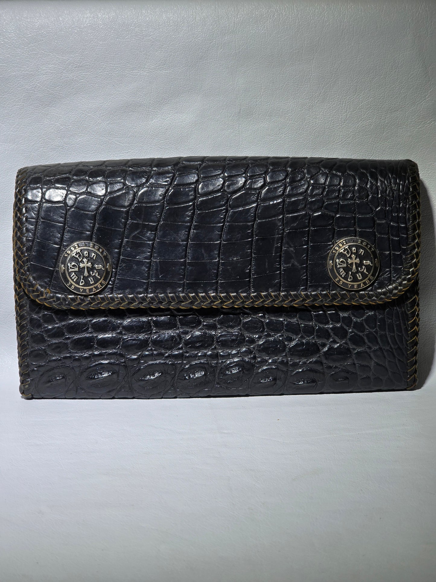 Crocodile Large Biker Wallet