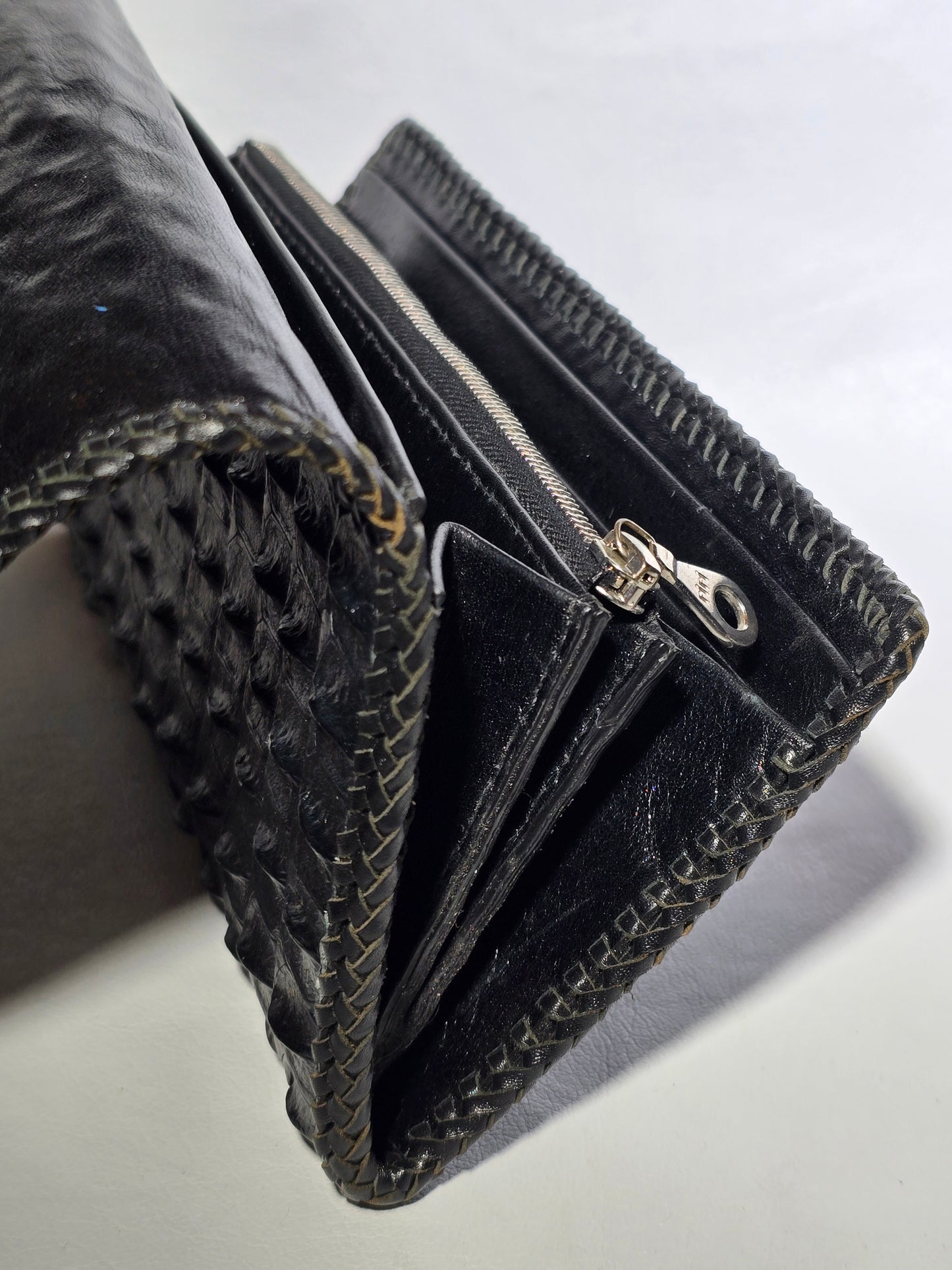 Crocodile Large Biker Wallet