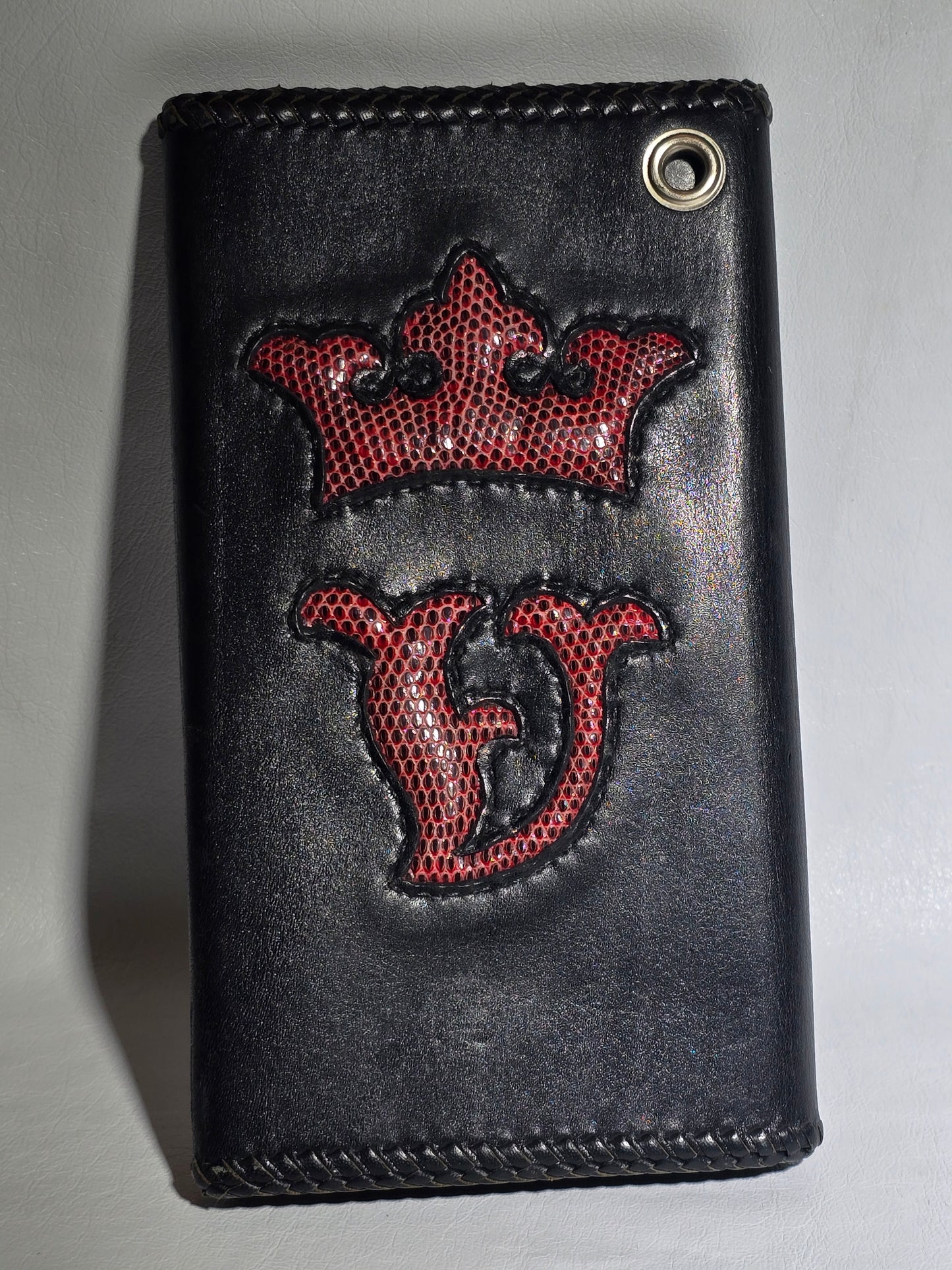 French Calf Large Biker Wallet