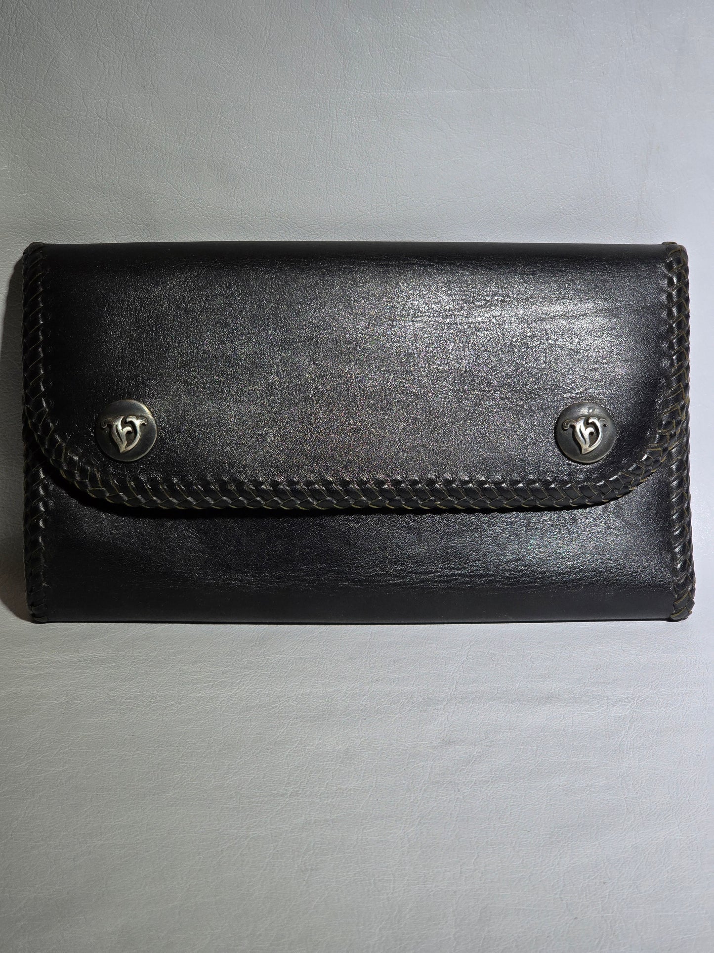 French Calf Large Biker Wallet