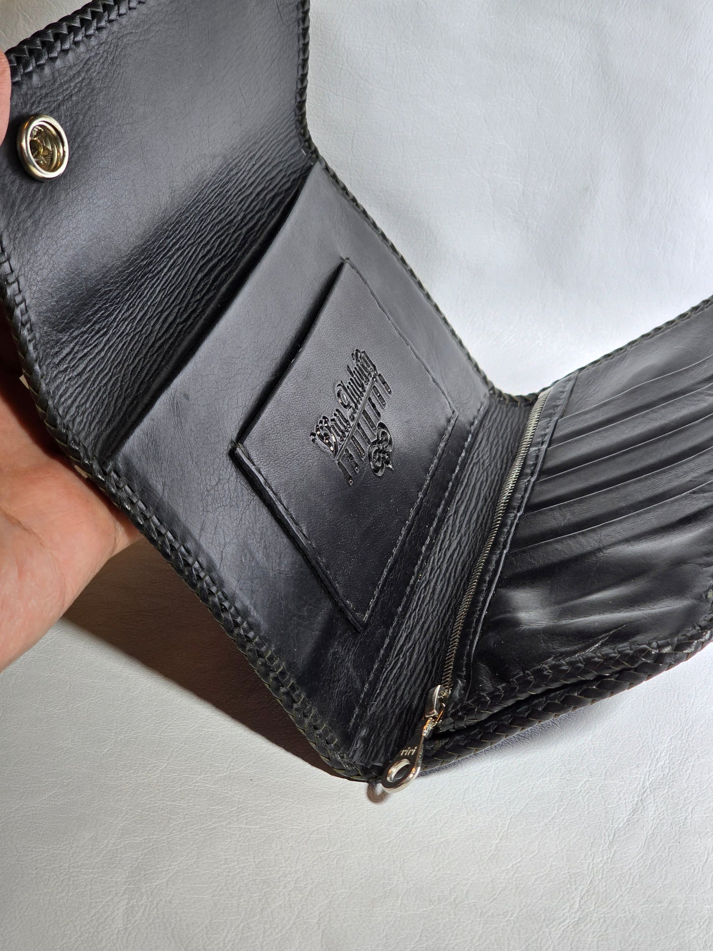 French Calf Large Biker Wallet