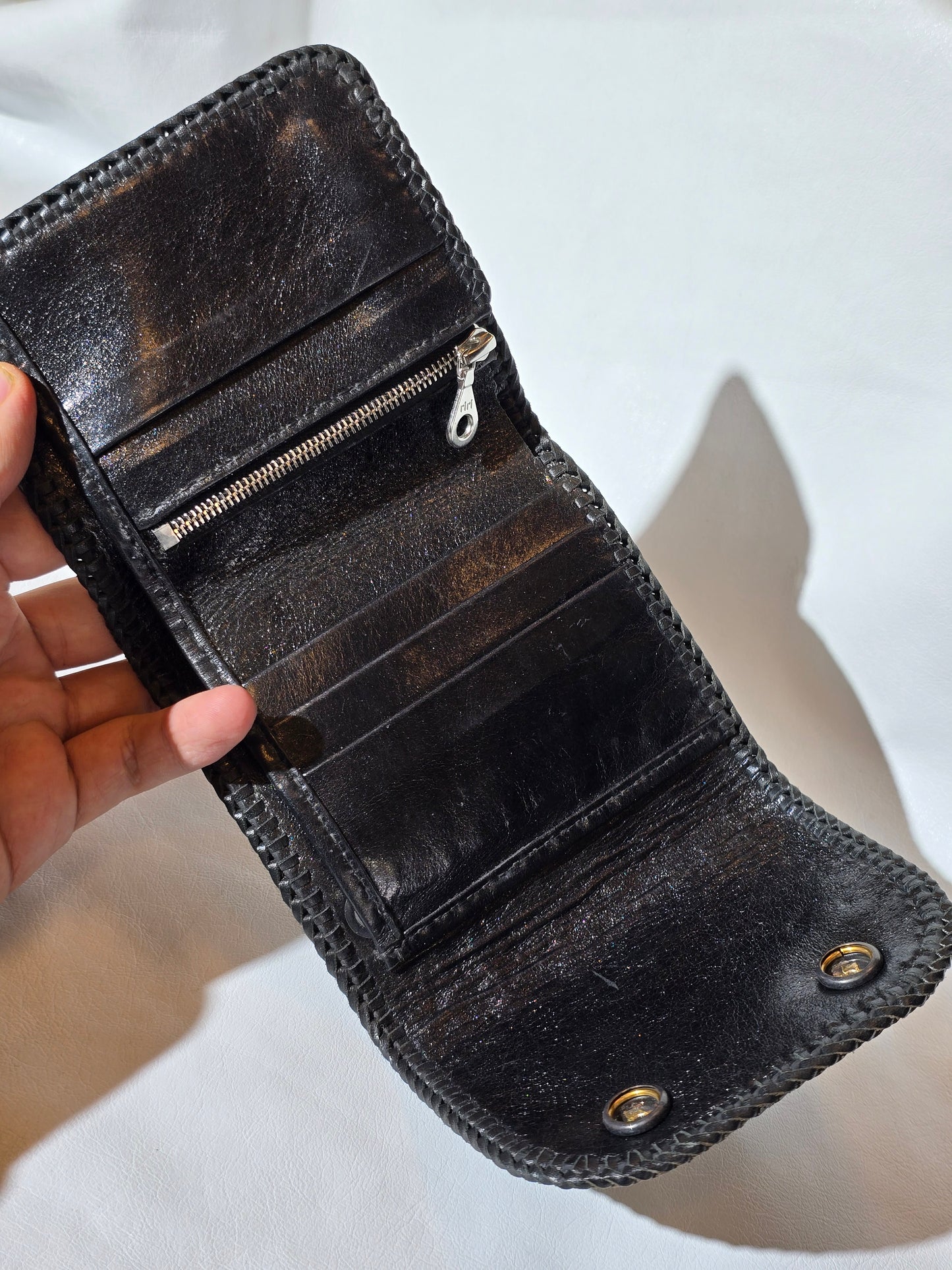 Giraffe Small Biker Wallet