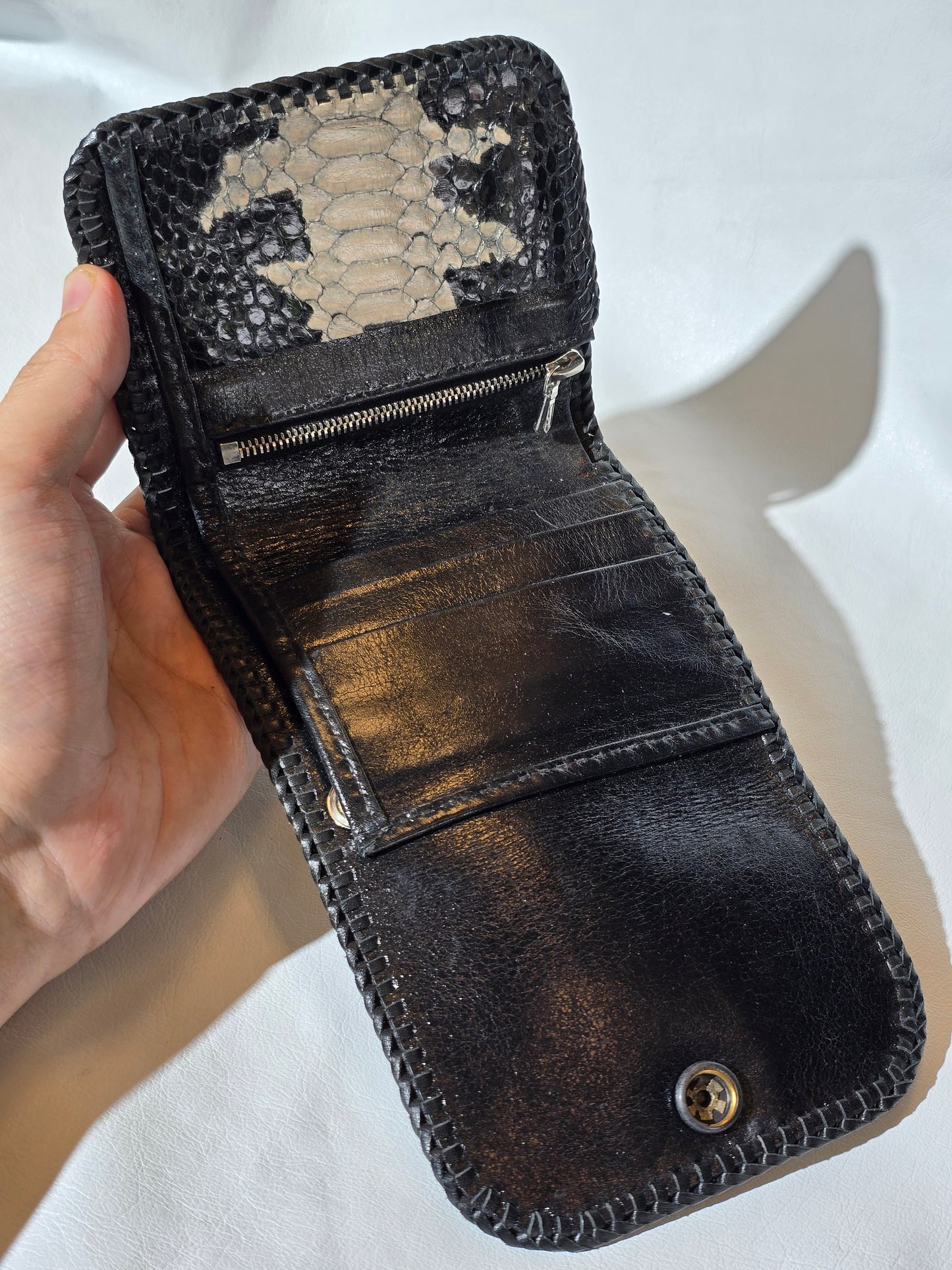 Giraffe Small Biker Wallet