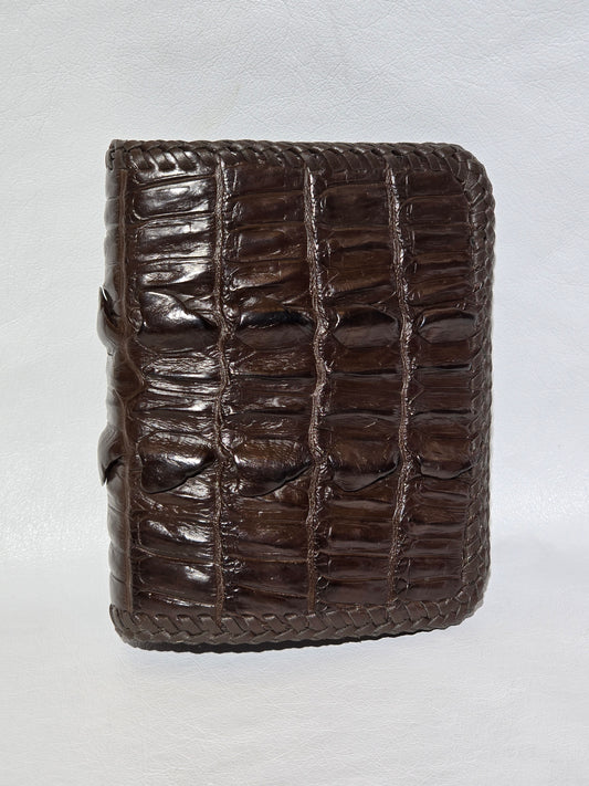 Nile Crocodile Tail Piece Bi-Fold Wallet