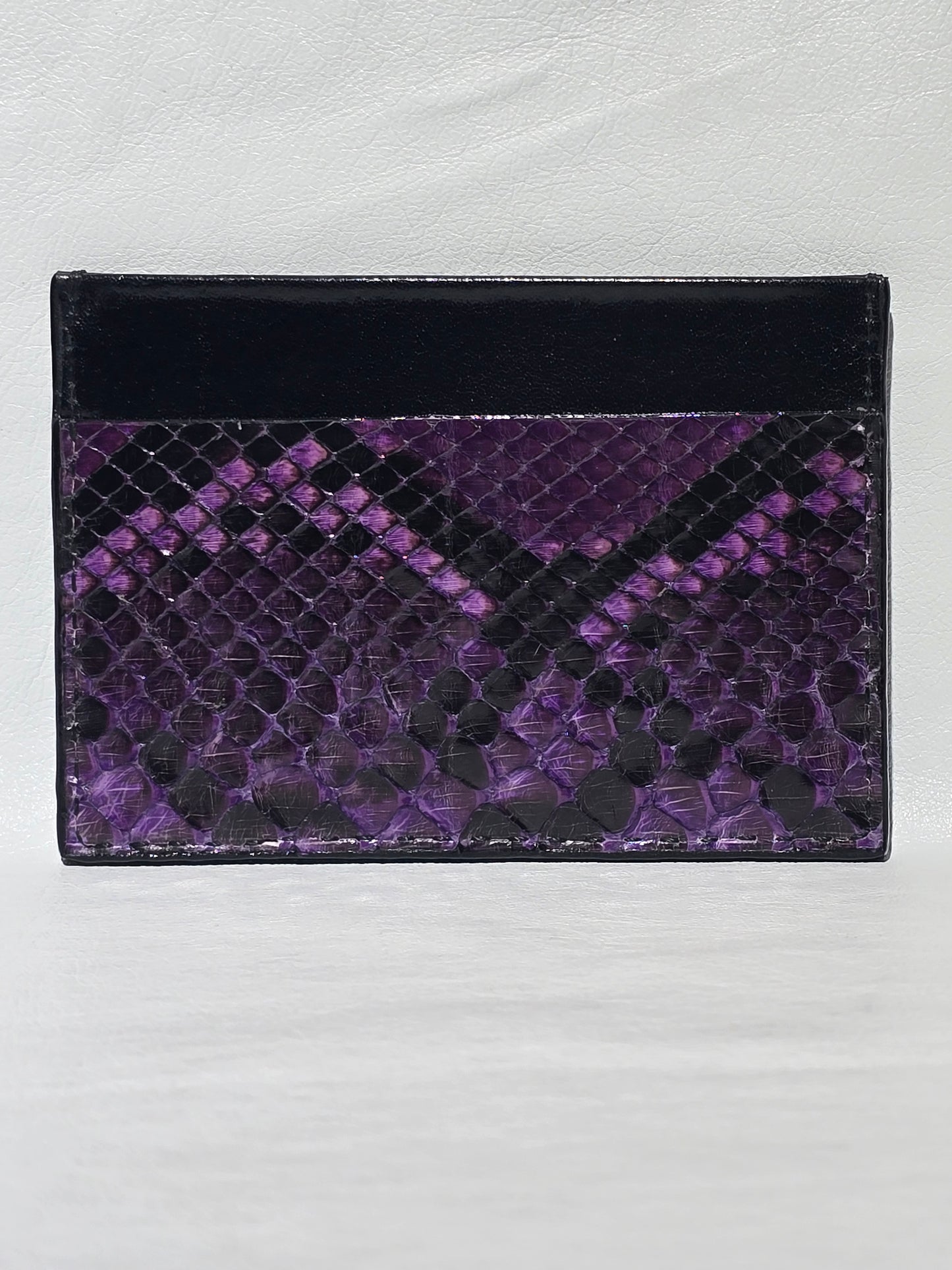 Python Three Pocket Card Holder