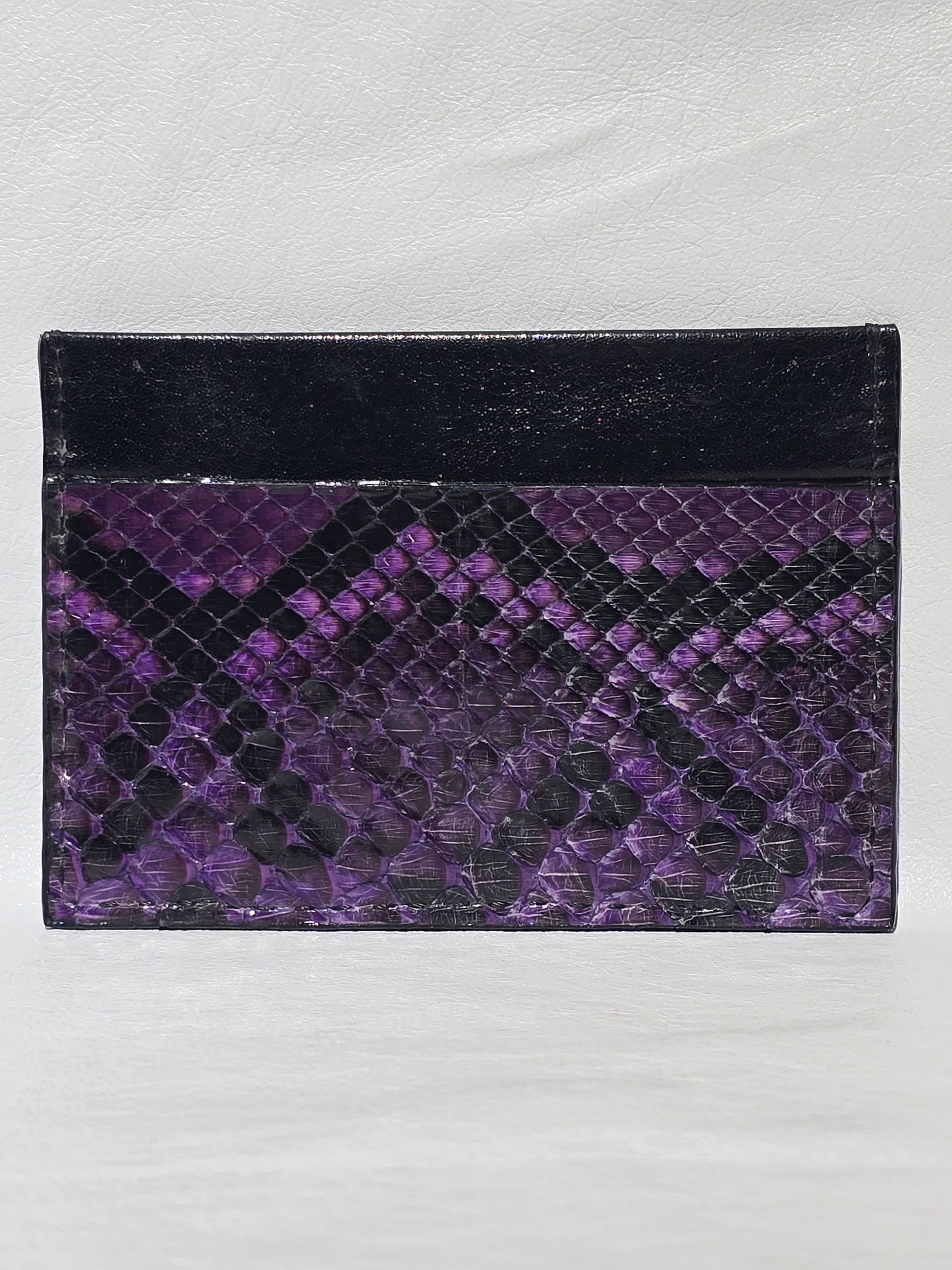 Python Three Pocket Card Holder