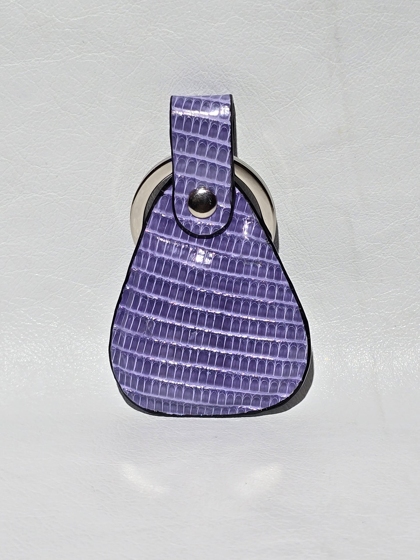 Lizard Leather Keychain