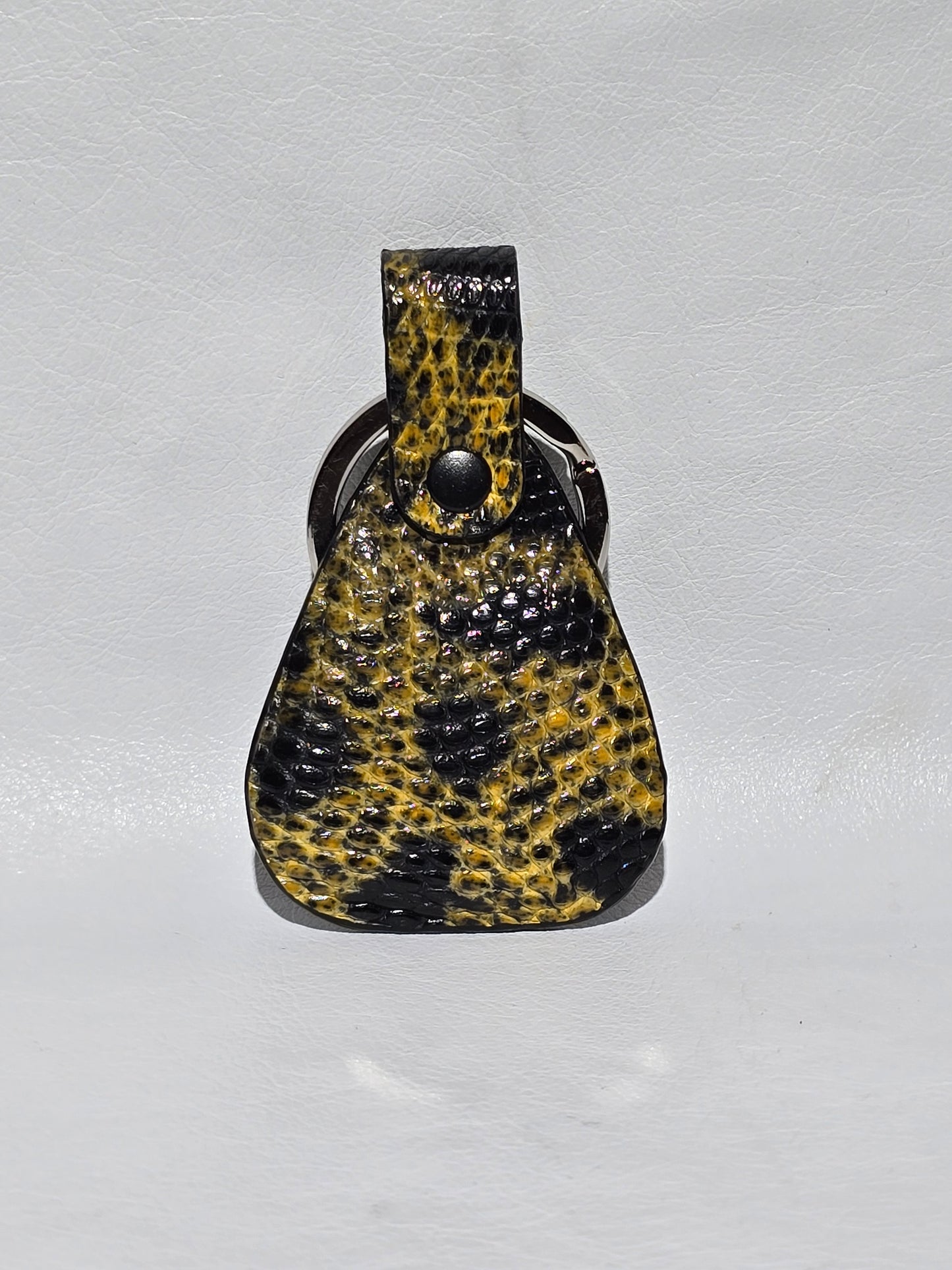 Lizard Leather Keychain