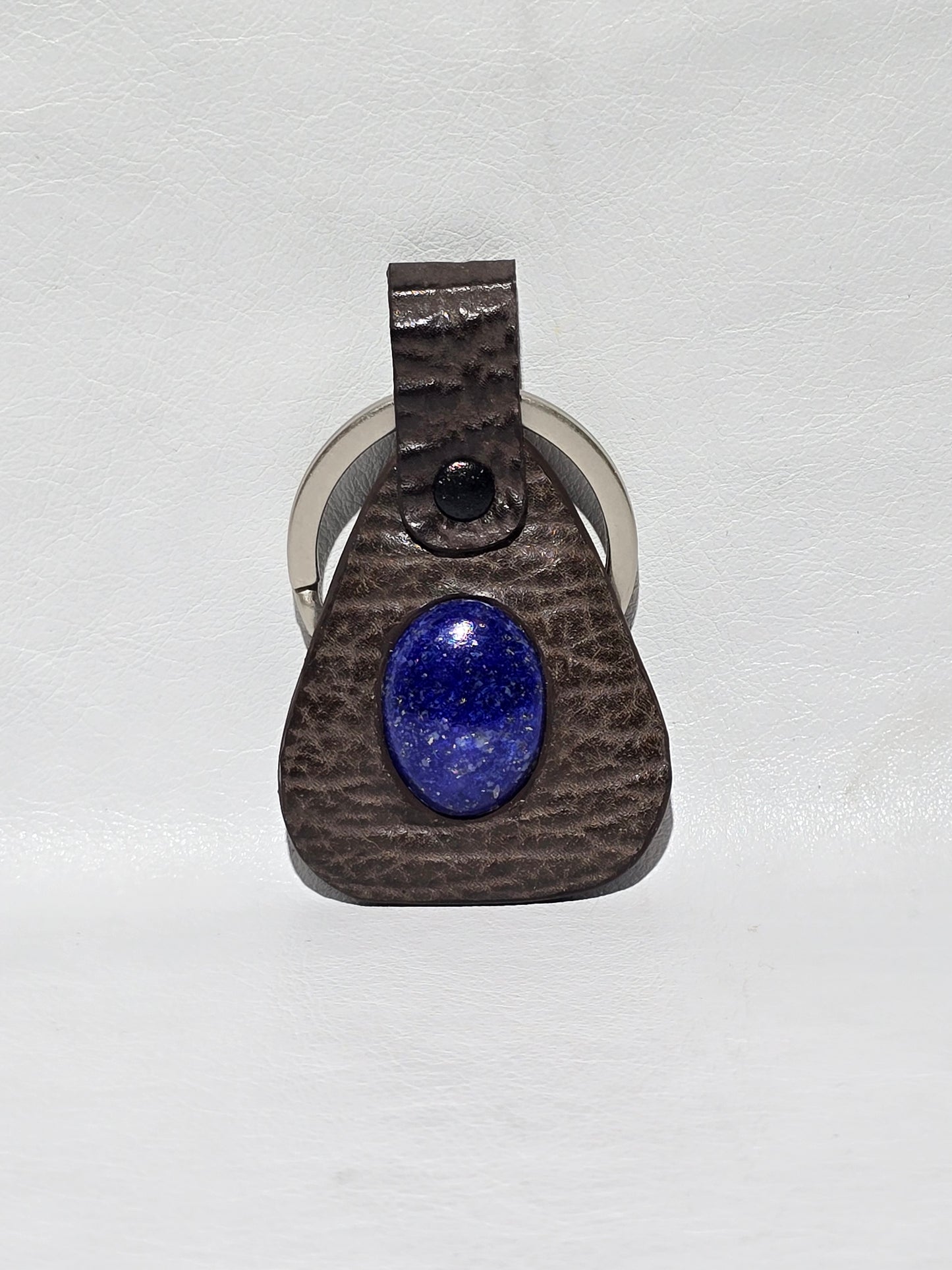 Elephant Leather Keychain