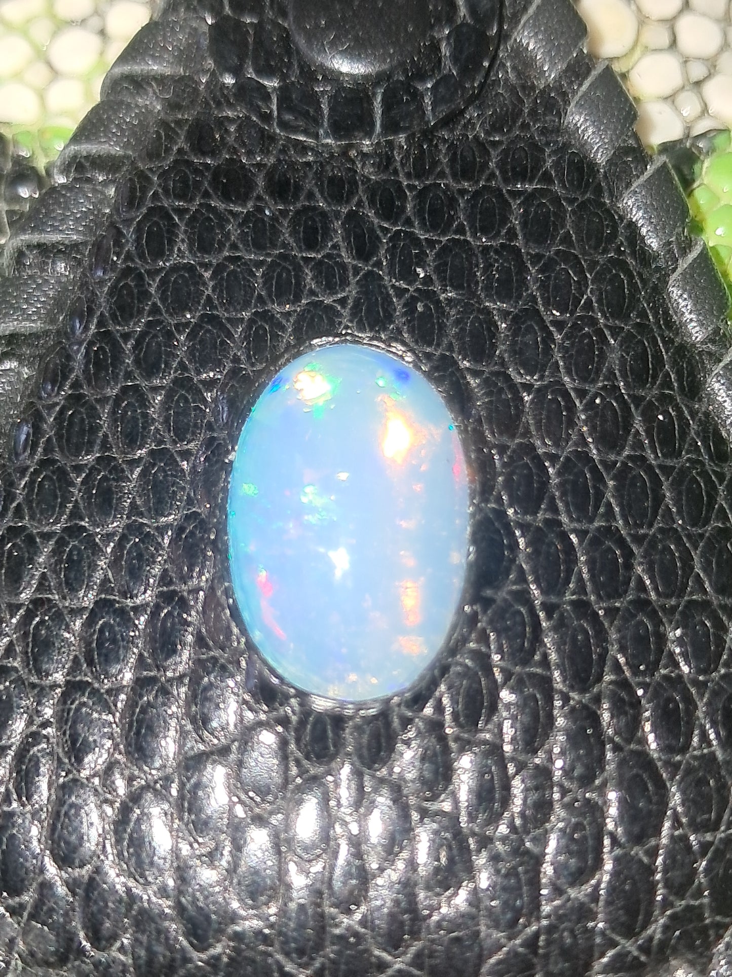 Welo Opal Lizard Key Chain