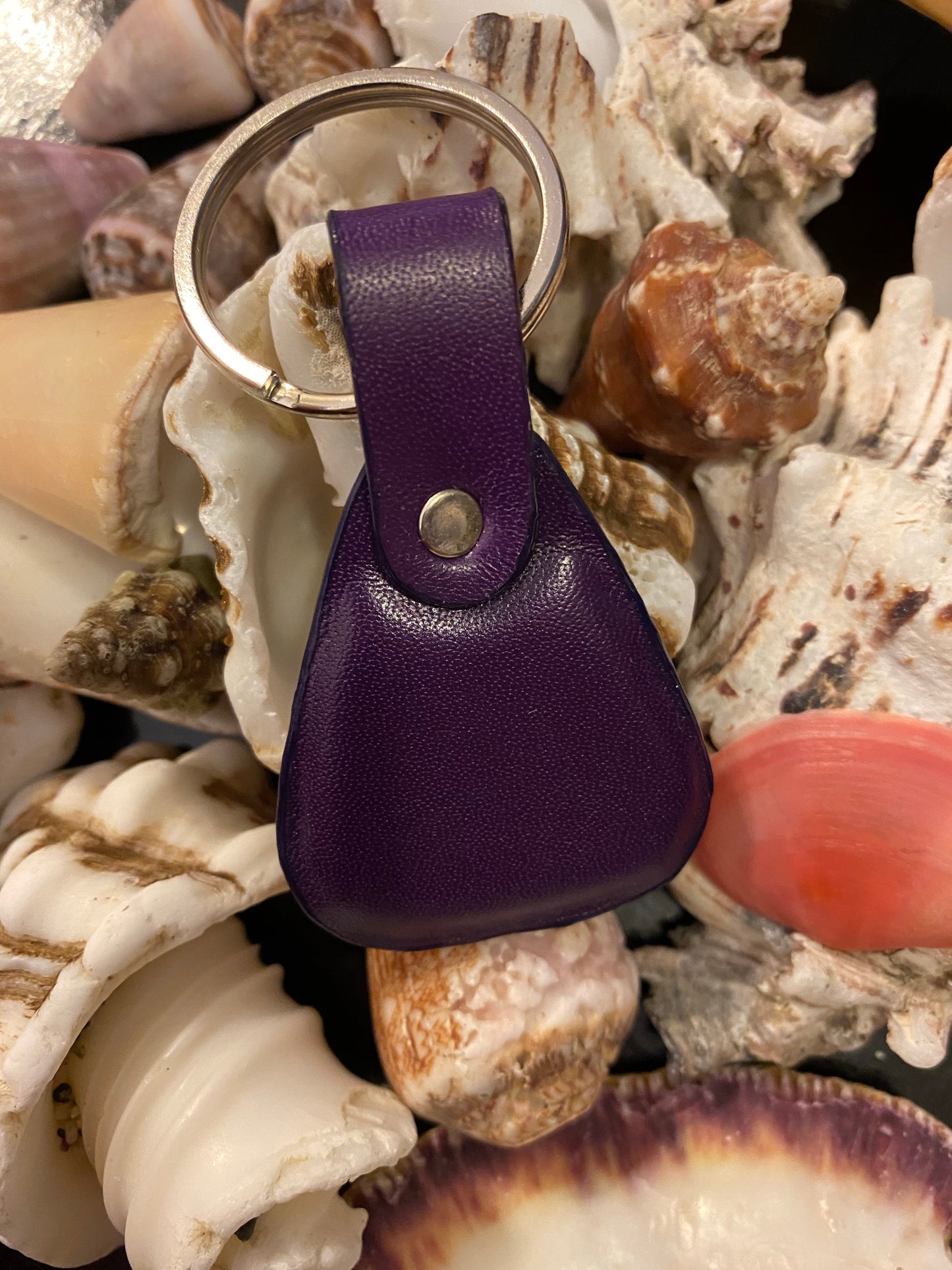 Purple kangaroo keychain
