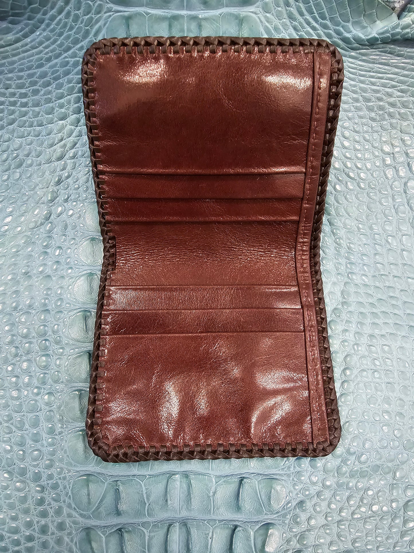 Burnt Umber Nile Bi-Fold Wallet