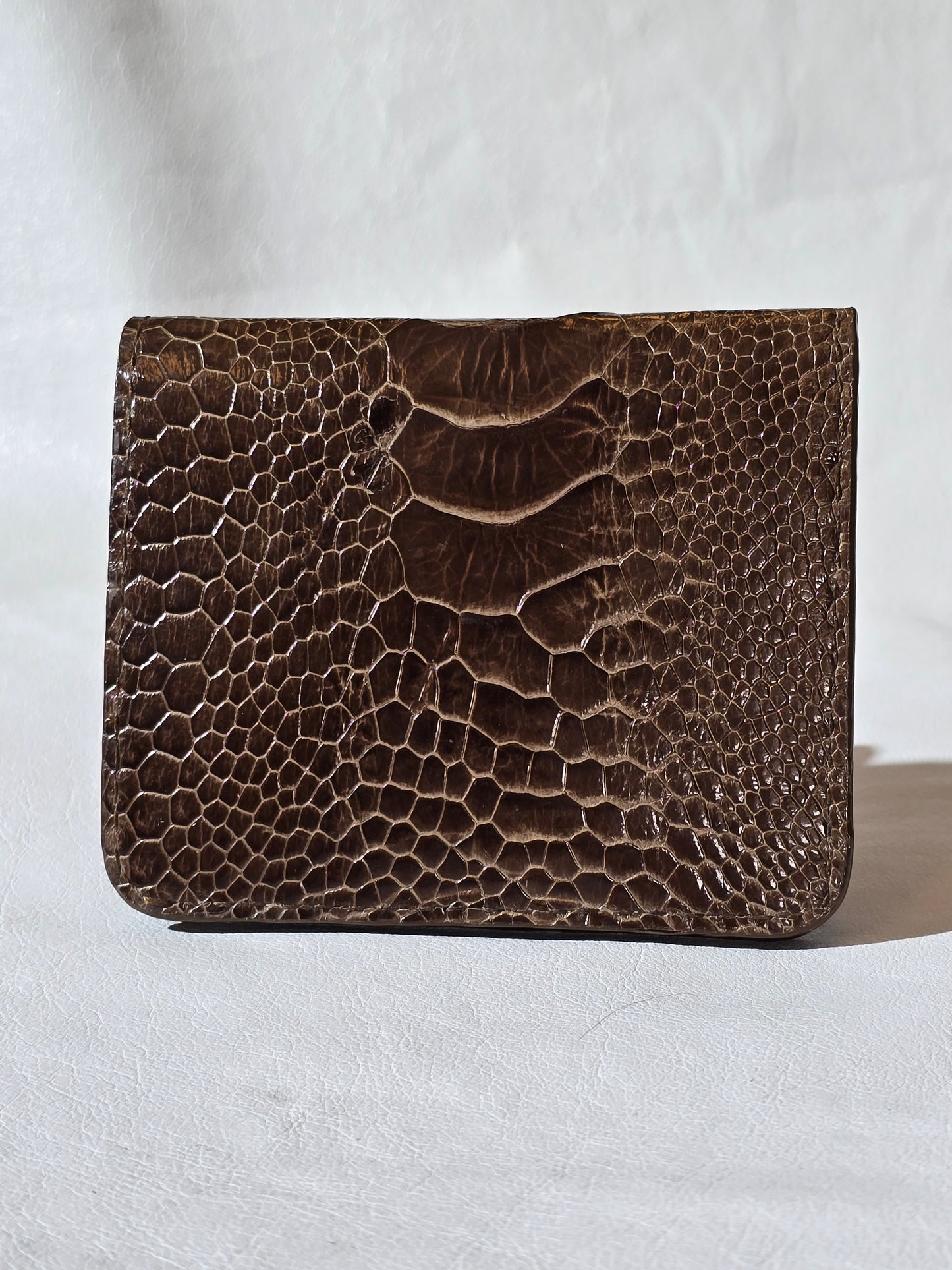 Ostrich Leg Bi-Fold Wallet