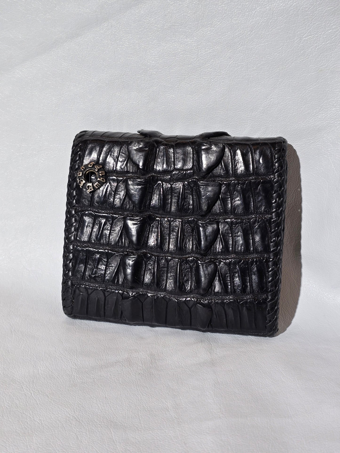 Nile Crocodile Small Biker Wallet