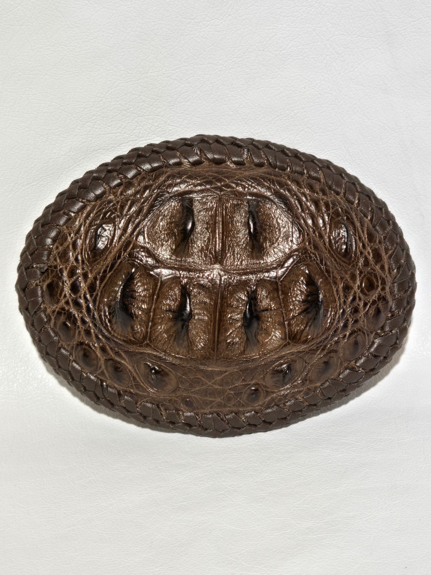 Nile Crocodile Head Piece Belt Buckle