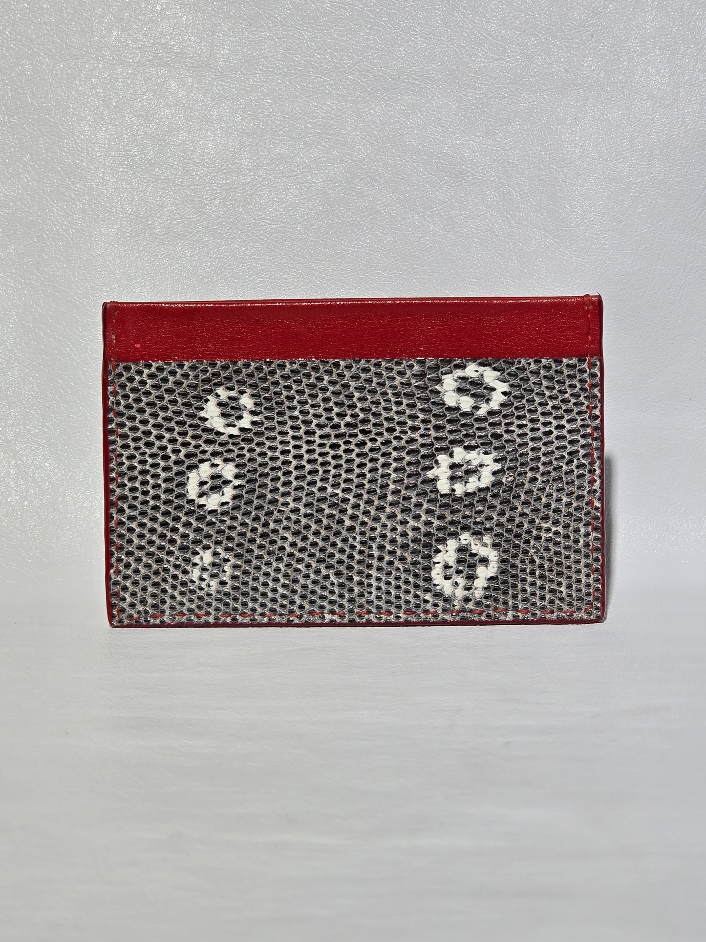 Lizard Three Pockets Card Holder