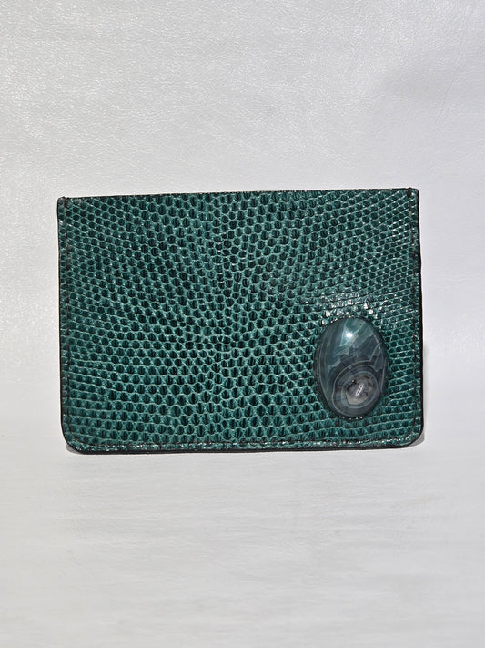 Ring Lizard Three Pockets Card Holder