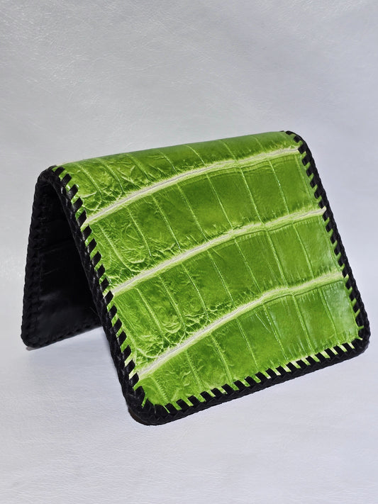 Nile Lime Bi-Fold Wallet