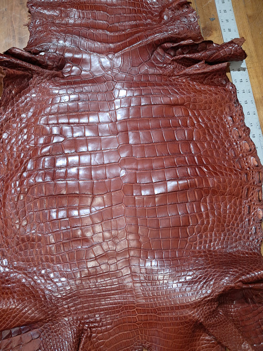Cognac Australian Crocodile Belly