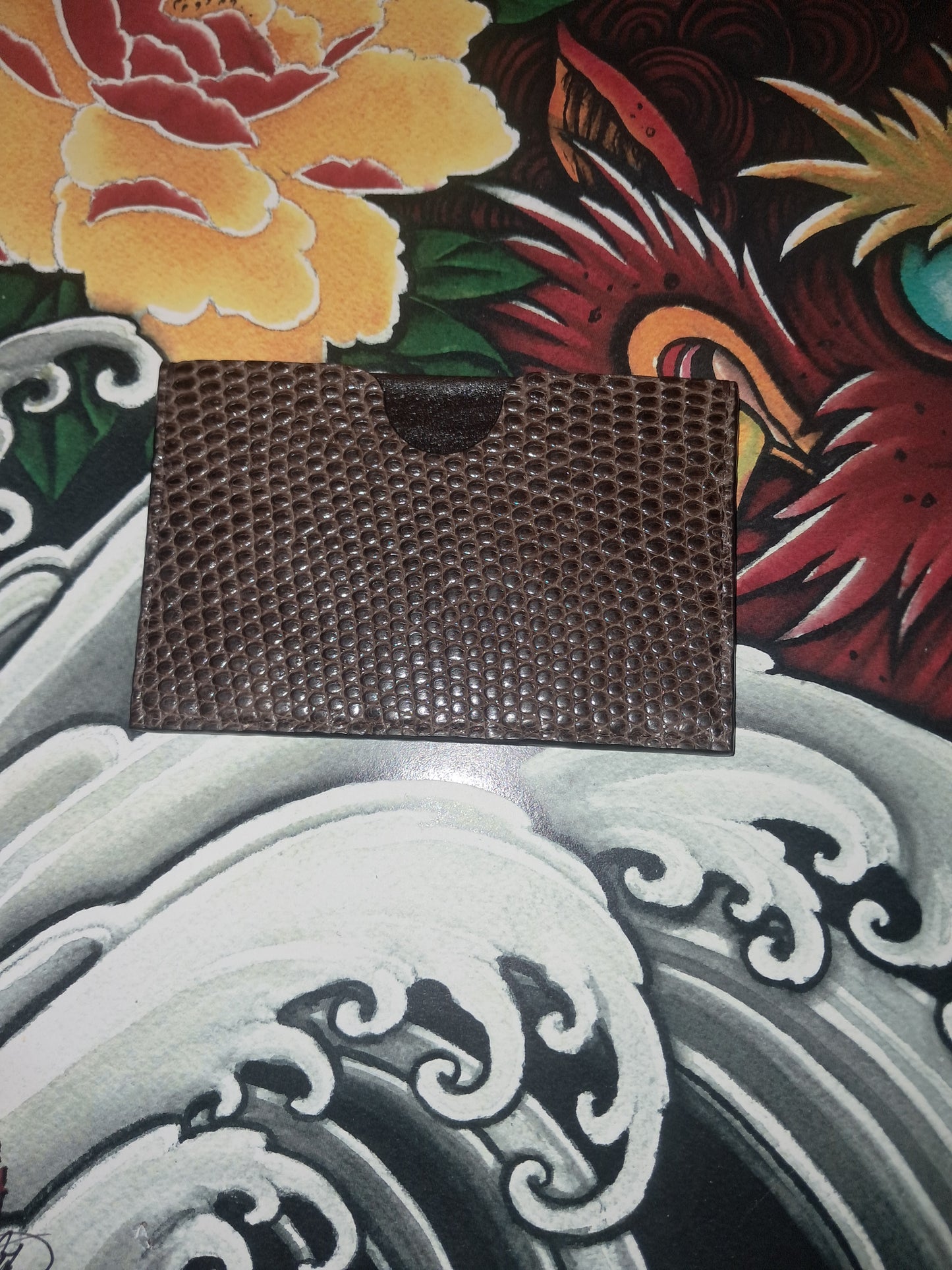 American Alligator and Lizard Card Holder