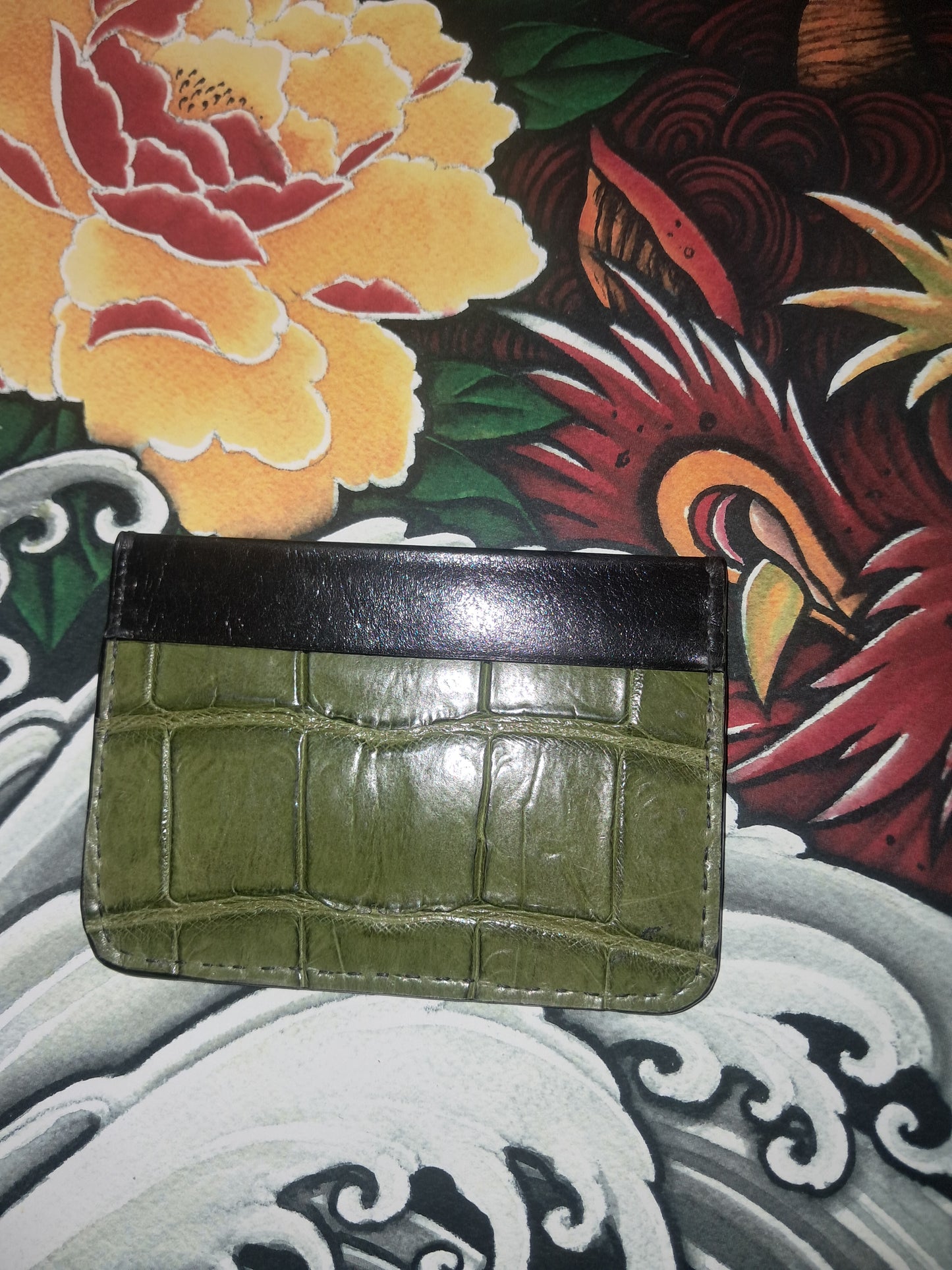 Salt Water Crocodile Card Holder