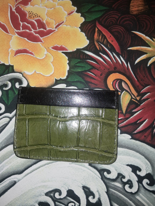 Salt Water Crocodile Card Holder