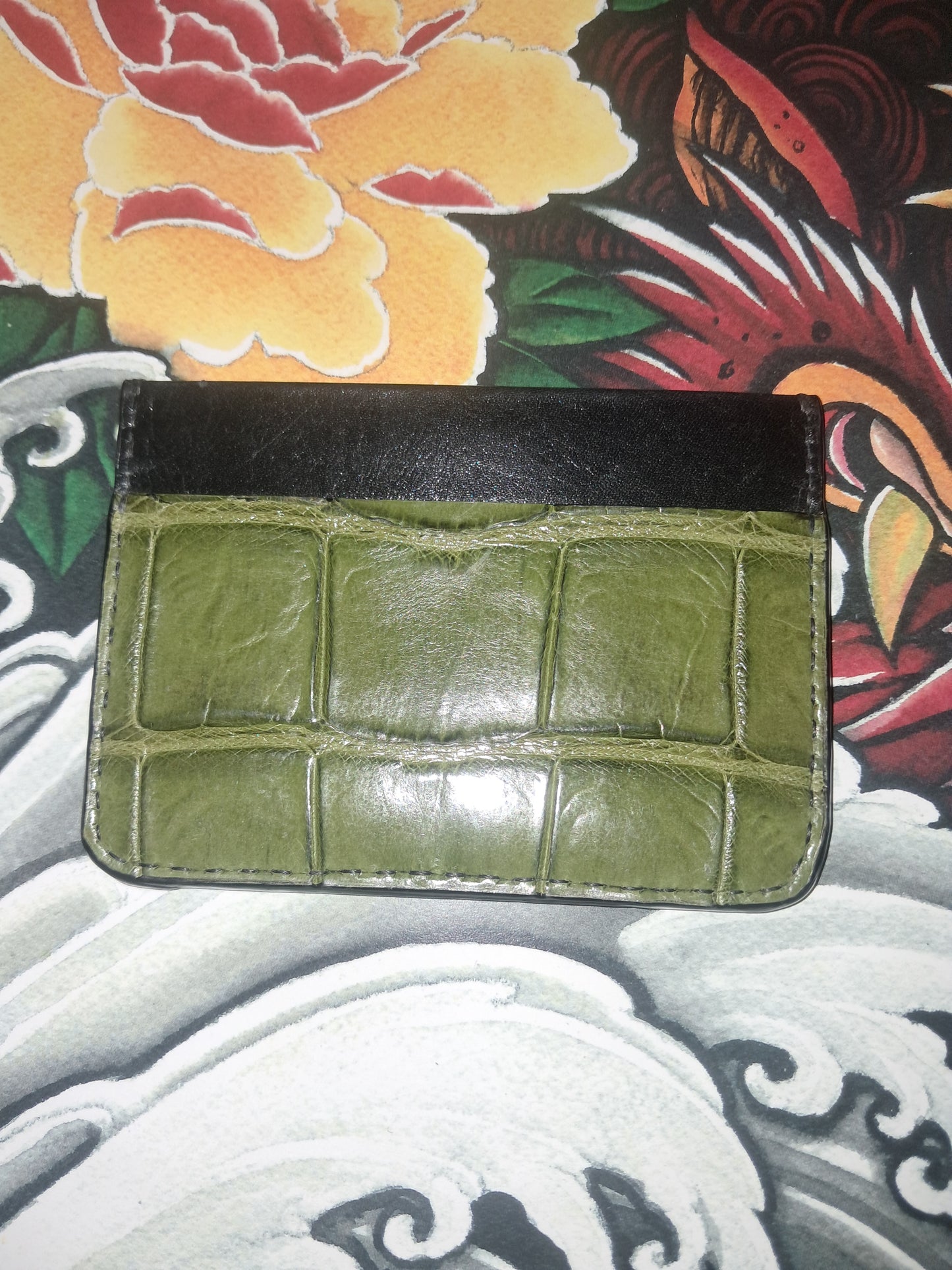Salt Water Crocodile Card Holder