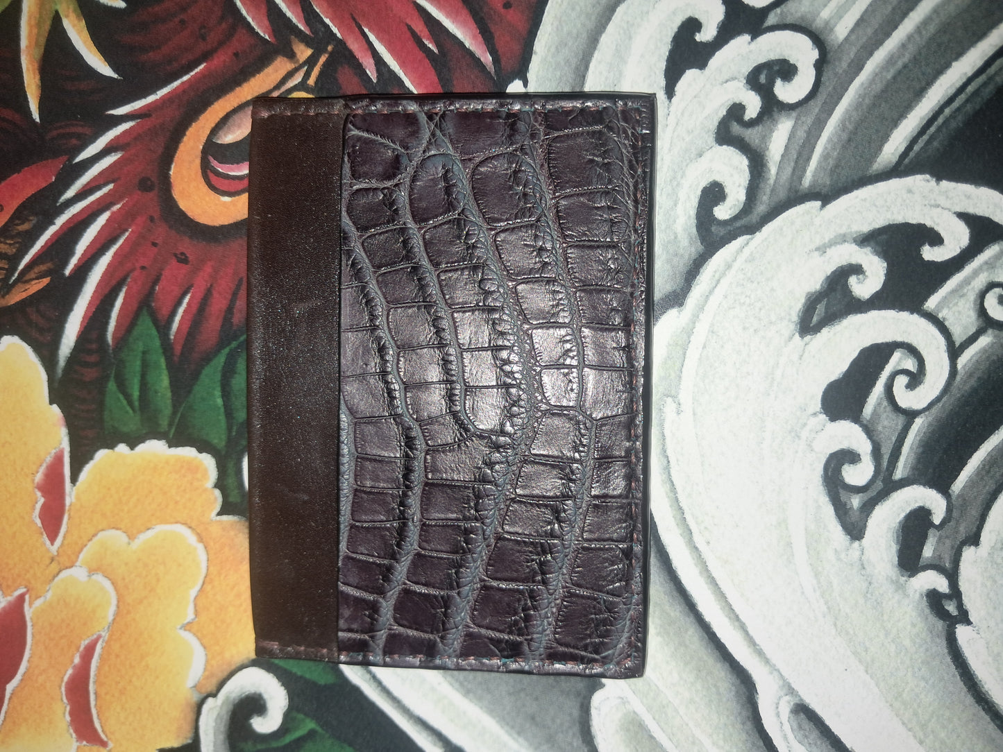 Nile Crocodile Card Holder