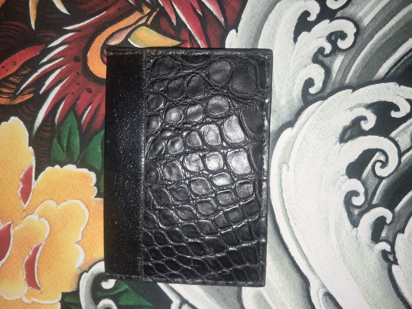 Nile Crocodile and American Alligator Card Holder