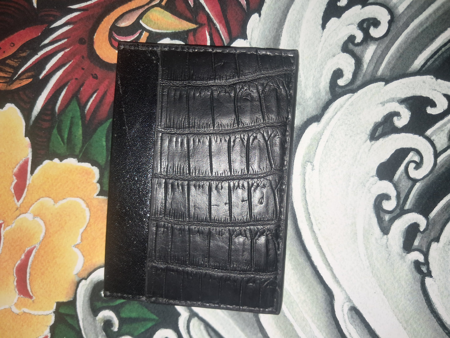 Nile Crocodile and American Alligator Card Holder