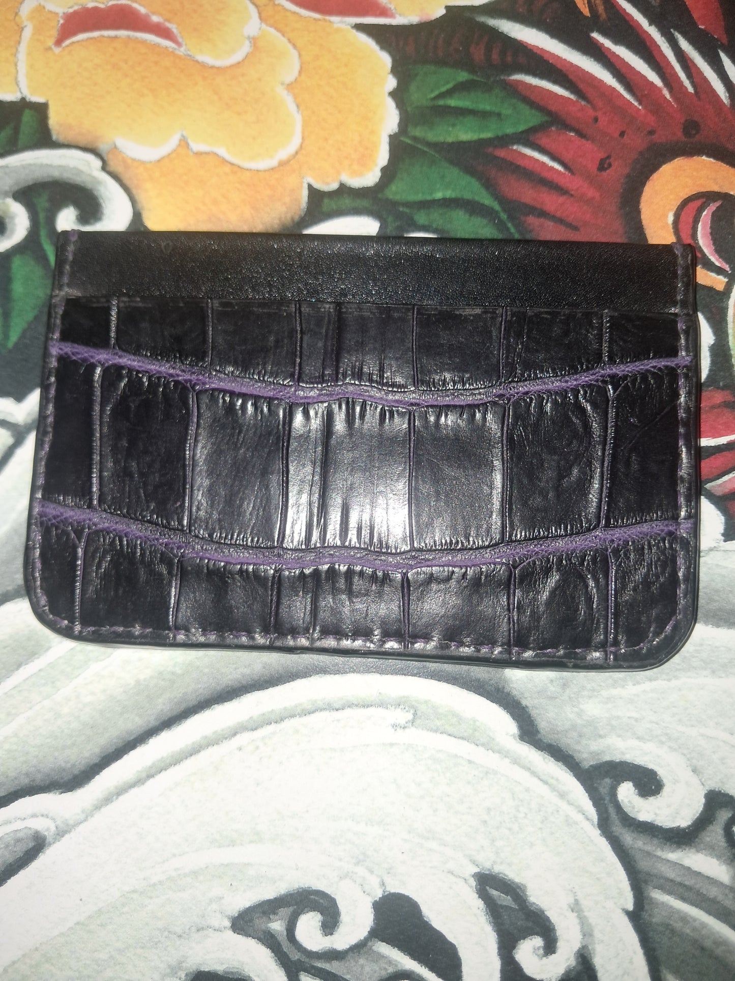 Nile Crocodile Card Holder
