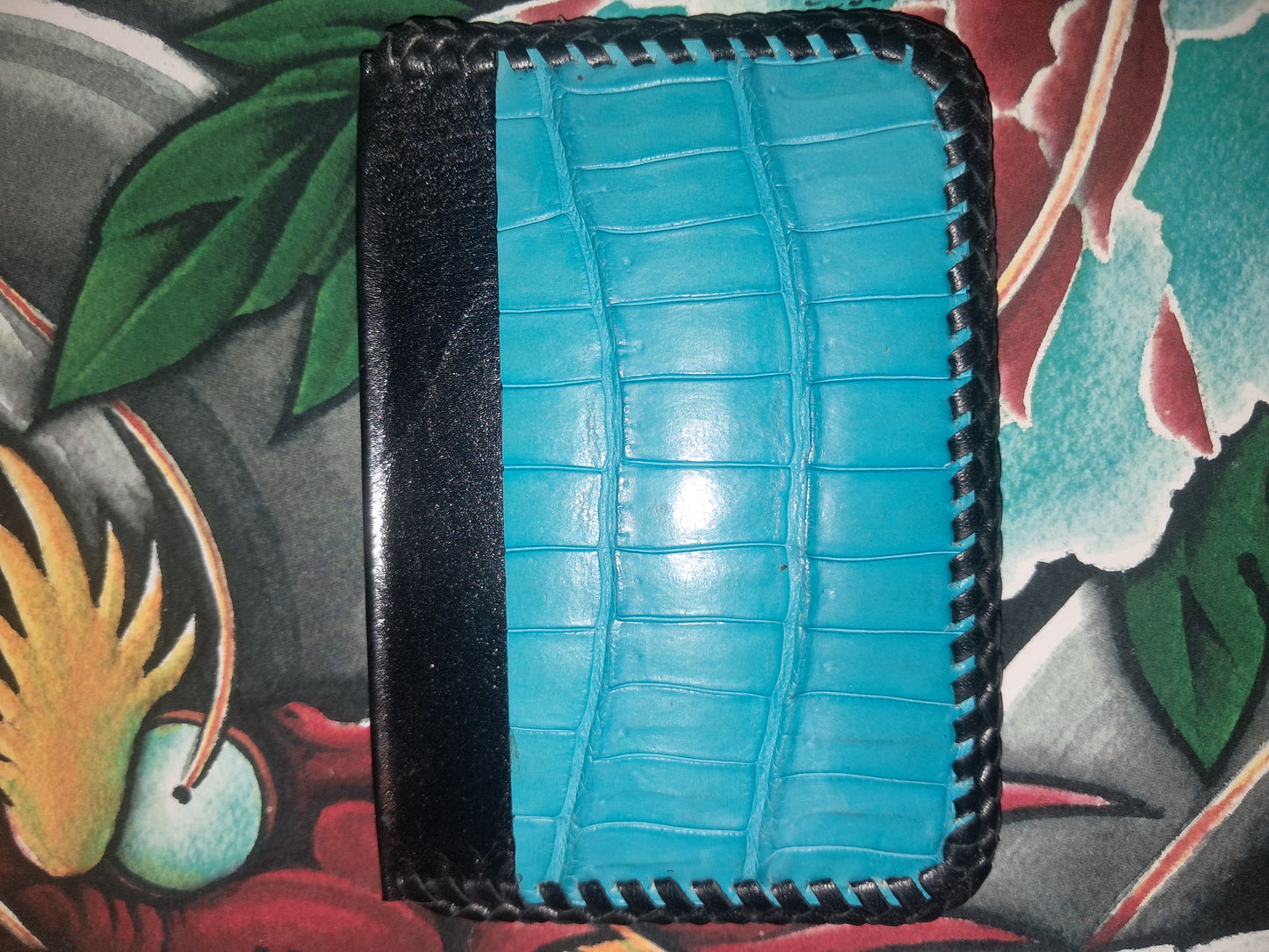 New Guinea Crocodile Card Holder