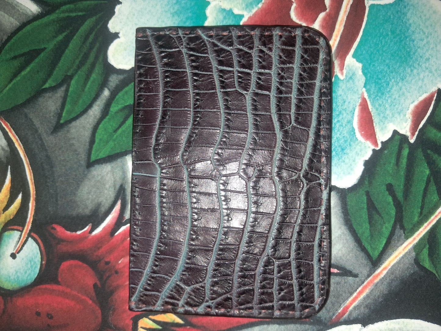 Nile Crocodile Card Holder
