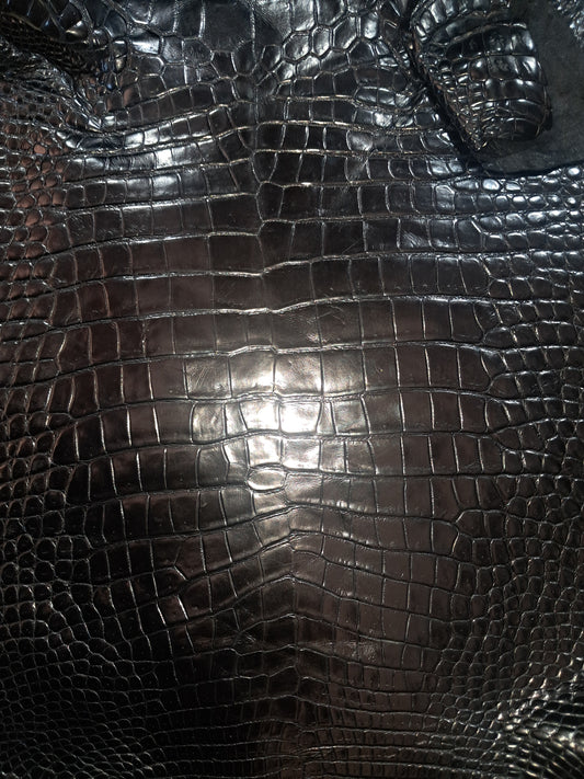 Black Australian Crocodile Belly