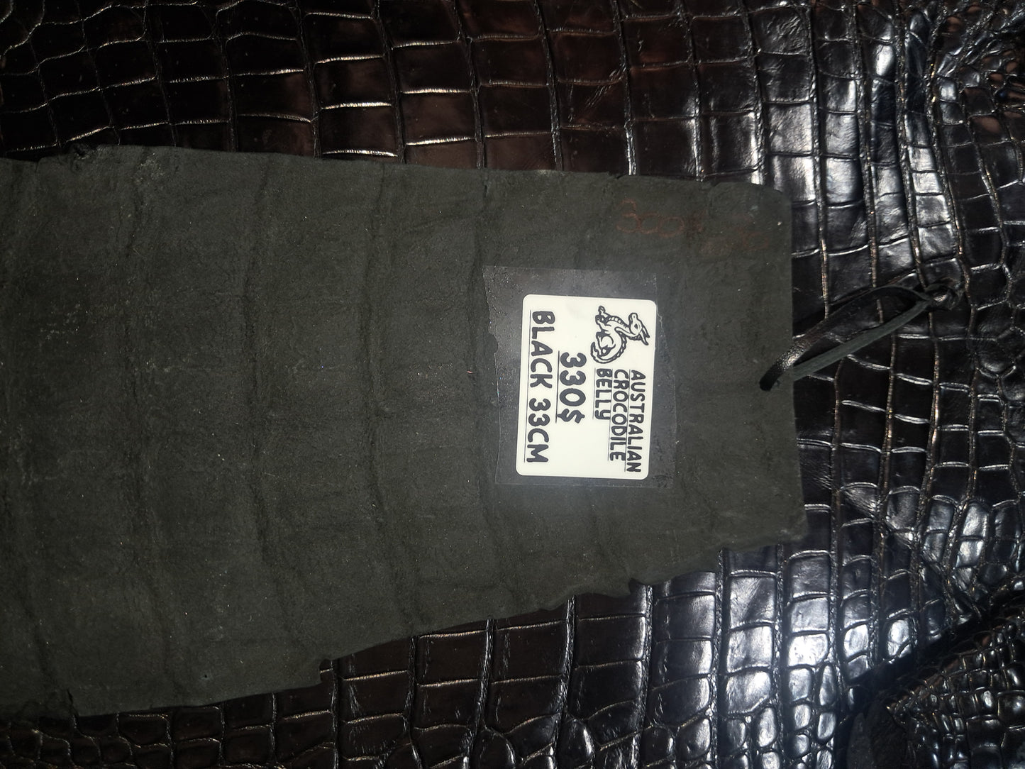 Black Australian Crocodile Belly