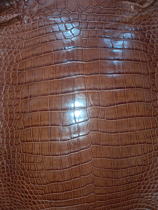 Cognac Australian Crocodile Belly