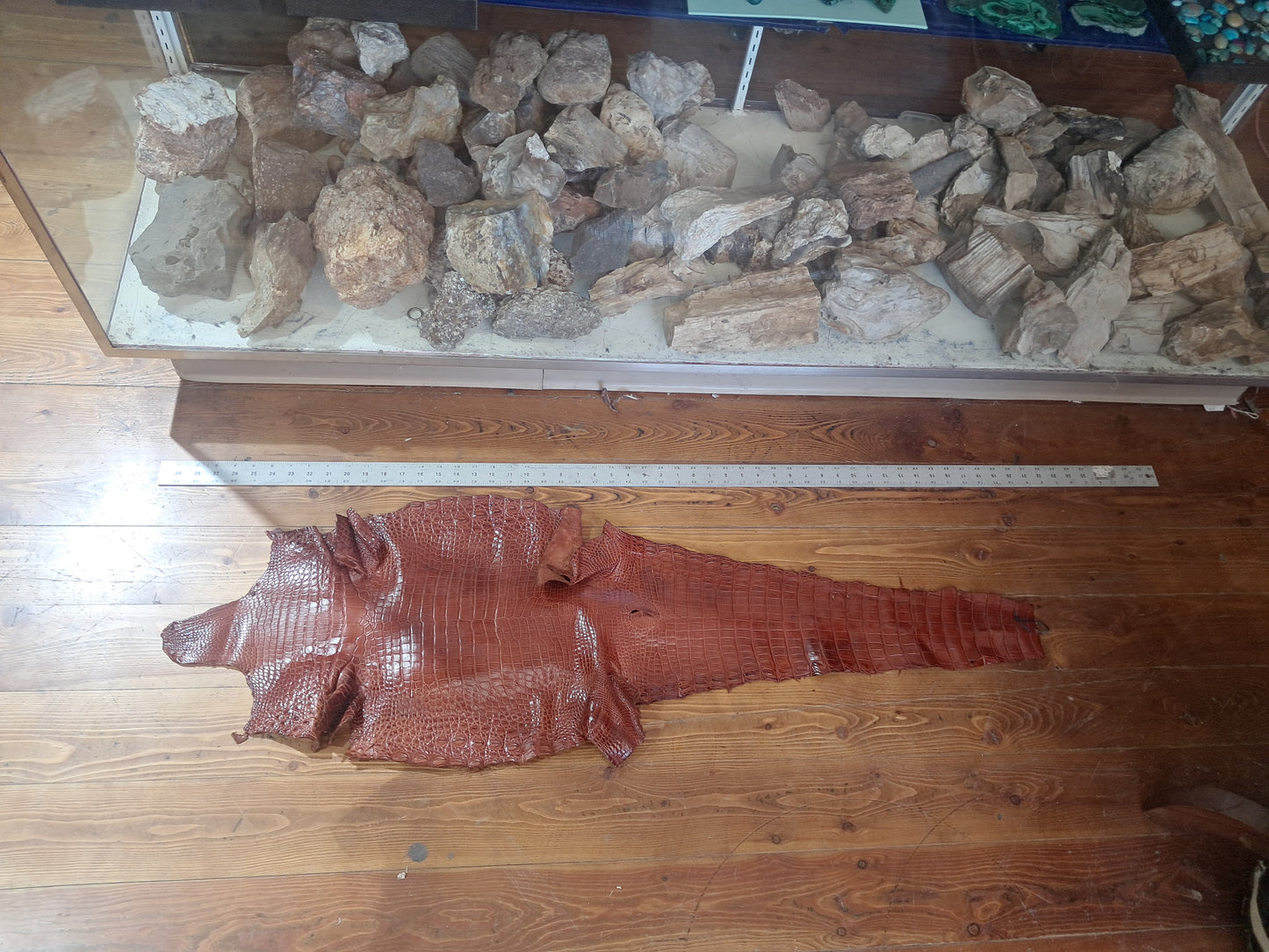 Cognac Australian Crocodile Belly