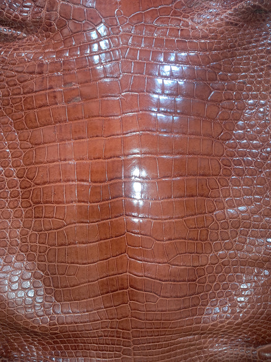 Cognac Australian Crocodile Belly