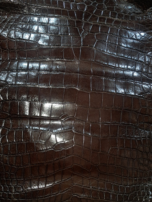 Dark Nicotine Australian Crocodile Belly