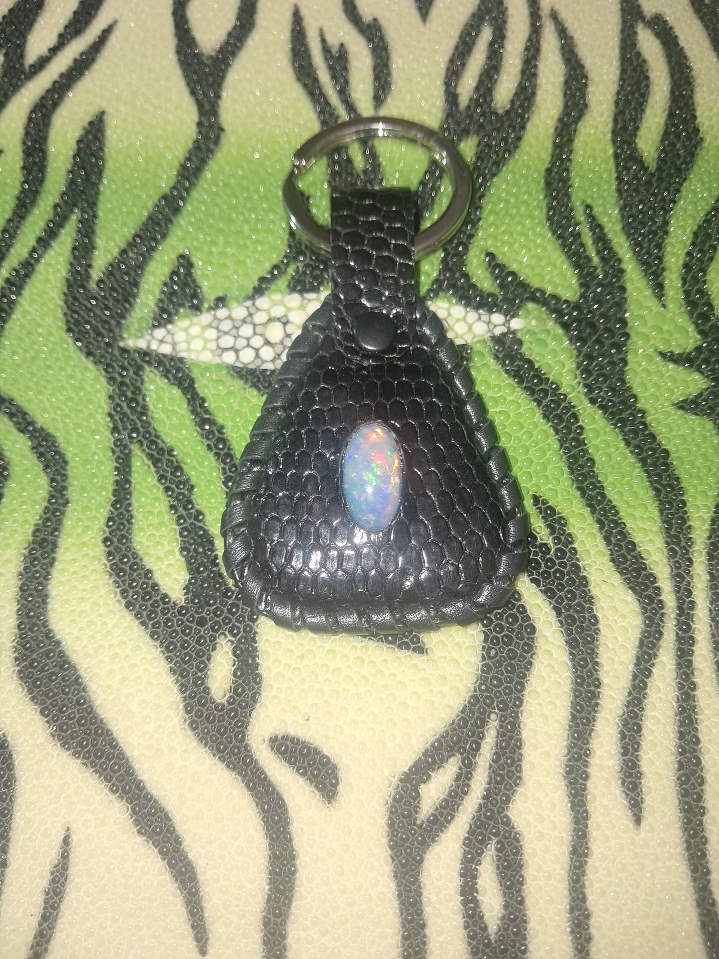 Welo Opal Lizard Key Chain