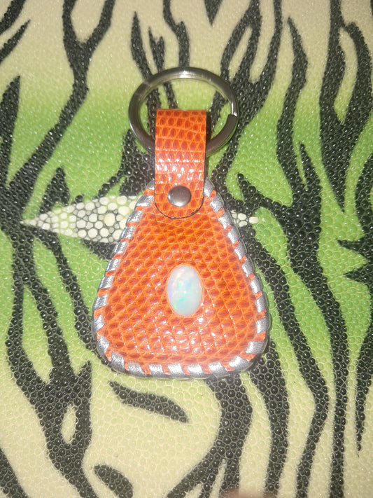 Welo Opal Lizard Key Chain