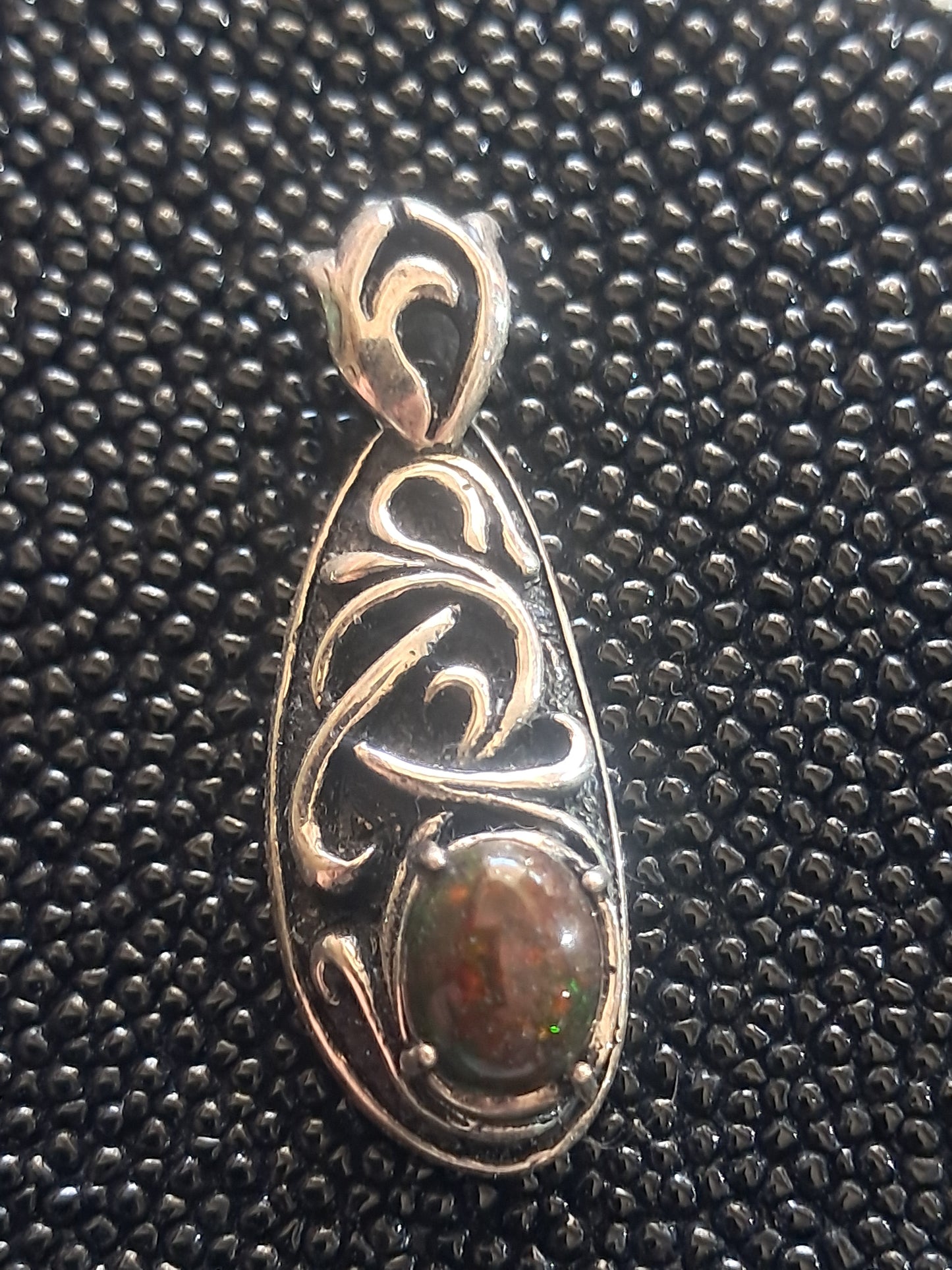 Black Ethiopian Opal  Pendant